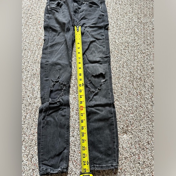 Free People Charcoal Colored Jeans - Picture 6 of 10